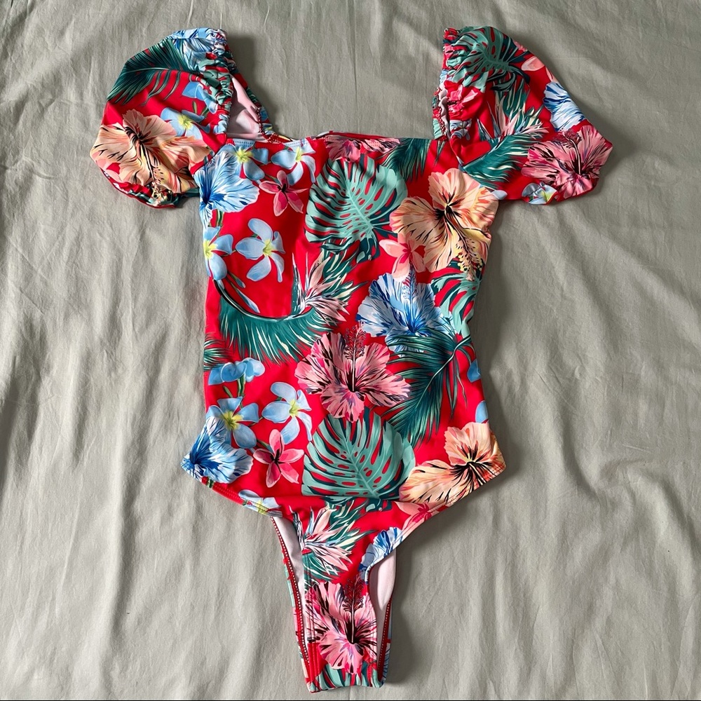 Shein one piece bathing suit size L